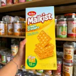 Bánh Quy Giòn Lúa Mạch Phô Mai ROMA MALKIST Vàng 168g - Hộp 12 Gói