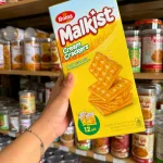 Bánh Quy Giòn Lúa Mạch Phô Mai ROMA MALKIST Vàng 168g - Hộp 12 Gói