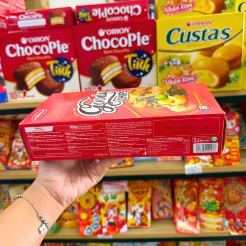 Bánh Quy Hạt Socola BIBICA Goody Chip Hạt Điều 144g