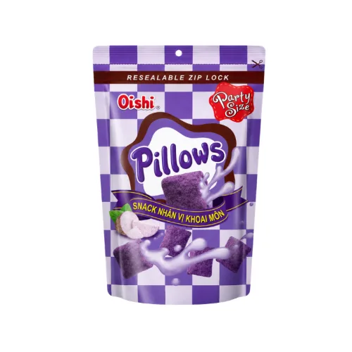 Bánh Quy Nhân Kem Socola OISHI PILLOWS Vị Khoai Môn 80g – một lựa chọn đáng tham khảo trong OISHI PILLOWS