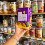 Bánh Quy Nhân Xoài Hộp Thiết Kilin Thái Lan 400g - Bánh Quy Nhân Xoài Hộp Thiết Tím