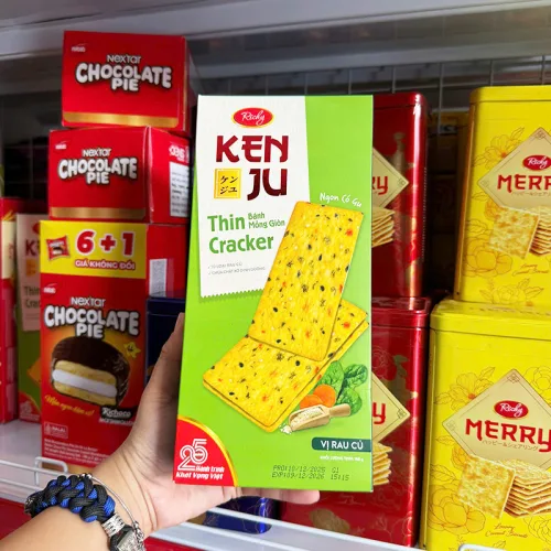 Hình ảnh Bánh Quy Rau Củ RICHY KENJU Bánh Mỏng Giòn 168gr trong bộ sưu tập richy