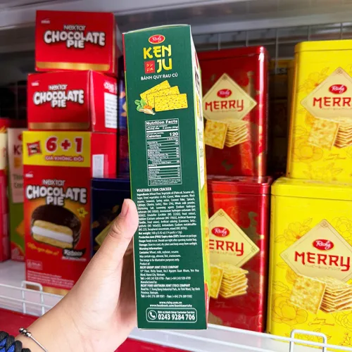 Bánh Quy Rau Củ RICHY KENJU Bánh Mỏng Giòn 168gr