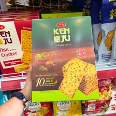 Bánh Quy Rau Củ RICHY KENJU Hộp Giấy Vuông 288g