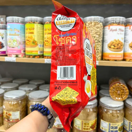 Bánh Quy Soda Ăn Kiêng GODINN vị Black Seame 400g