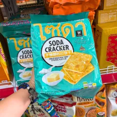 Bánh Quy SODA Ăn Kiêng Vị Xylitol Flavor GODINN 400g - Bịch Màu Xanh Lá