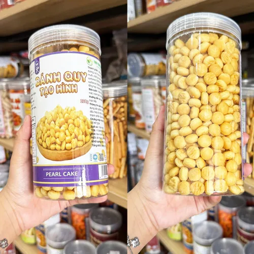 Khám phá Bánh Quy Tạo Hình (Quy Hạt Ngọc) 250g Hũ thuộc nhóm Đồ ăn vặt tổng hợp