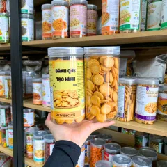 Bánh Quy Tạo Hình (Quy Tròn) 250g - Hộp Pet