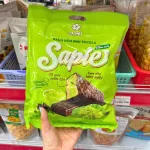 Bánh Mềm Phủ Socola Sapie Hương Cốm Non 198g - Bịch Xanh Lá