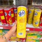 Bánh Snack Khoai Tây Lát Slide Vị Phô Mai - Bánh Slide Khoai Tây Màu vàng 145Gr (Hộp To)