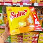 Bánh Solite Tròn Vị Bơ Sữa Hộp 360g (16+4) - Bánh Kinh Đô Solite
