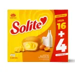 Bánh Solite Tròn Vị Bơ Sữa Hộp 360g (16+4) - Bánh Kinh Đô Solite