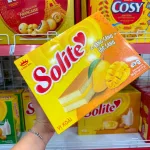 Bánh Solite Trứng Kem Vị Xoài - Bánh Kinh Đô Solite Xoài 238g (14 Gói x 17g)