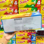 Bánh Solite Vị Bơ Sữa - Bánh Bông Lan Cuộn Kem Vị Bơ Sữa Solite 360g (18+2)