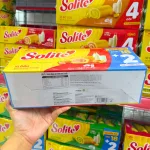 Bánh Solite Vị Dâu - Bánh Bông Lan Tròn Kem Vị Dâu Solite 360g (18+2)