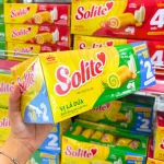 Bánh Solite Vị Lá Dứa - Bánh Bông Lan Cuộn Kem Vị Lá Dứa Solite 360g (18+2)