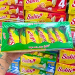 Bánh Solite Vị Lá Dứa - Bánh Bông Lan Cuộn Kem Vị Lá Dứa Solite 360g (18+2)