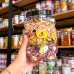Bánh Tai Heo Mix 3 Vị (Caramel, Khoai Môn, Trà Xanh) 400g Thơm Ngon - Hũ Gấu Lớn