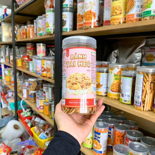 Bánh Tai Heo Nhí Nâu Thơm Ngon 350g - Hộp Pet