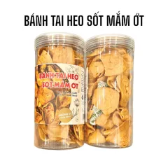 Bánh Tai Heo mặn Sốt Mắm Ớt Thơm Ngon 250g Hộp