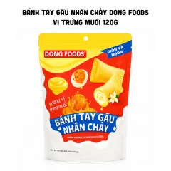 Bánh Tay Gấu Nhân Chảy Dong Foods Vị Trứng Muối 120g