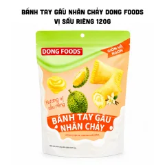 Bánh Tay Gấu Nhân Chảy Dong Foods Vị Sầu Riêng 120g