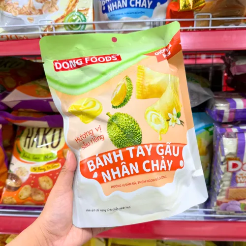 Bánh Tay Gấu Nhân Chảy Dong Foods Vị Sầu Riêng 120g