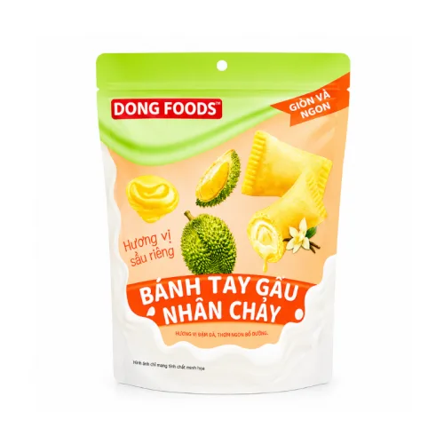 Bánh Tay Gấu Nhân Chảy Dong Foods Vị Sầu Riêng 120g – một lựa chọn đáng tham khảo trong Dong Foods