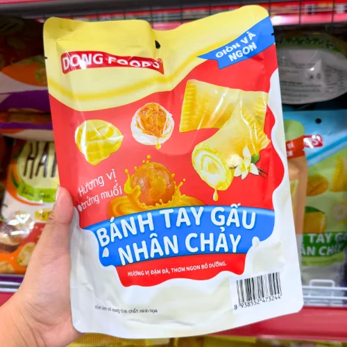 Bánh Tay Gấu Nhân Chảy Dong Foods Vị Trứng Muối 120g