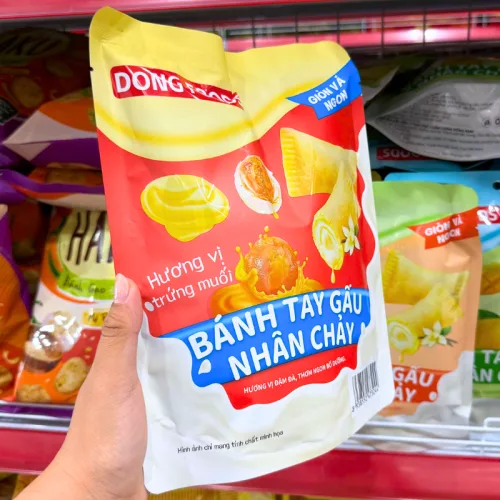 Bánh Tay Gấu Nhân Chảy Dong Foods Vị Trứng Muối 120g