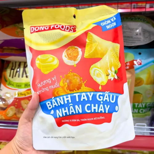 Bánh Tay Gấu Nhân Chảy Dong Foods Vị Trứng Muối 120g