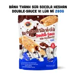 Bánh Thanh Sữa Socola Heshan Double-Sauce Vị Lúa Mì 280g - Bánh Thanh Sữa Heshan