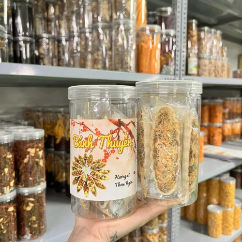 Bánh Thuyền Chà Bông Mix Hạt Dinh Dưỡng Thơm Ngon 250g Hộp