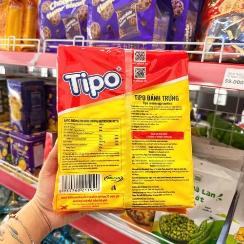 Bánh Tipo Trứng Nướng Vị Sữa 240g