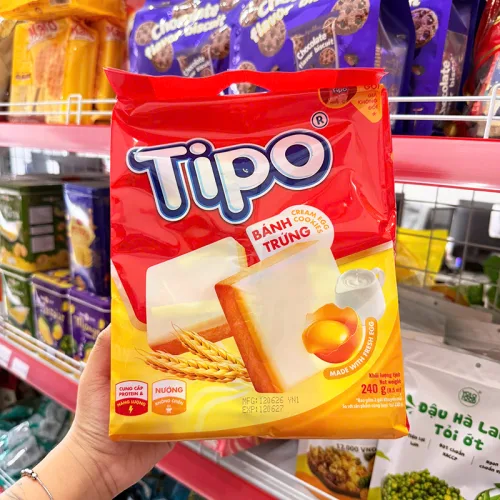 Bánh Tipo Trứng Nướng Vị Sữa 240g