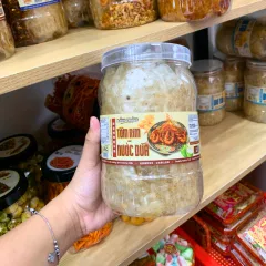 Bánh Tráng Tôm Rim Nước Dừa 300g - Hộp Tròn