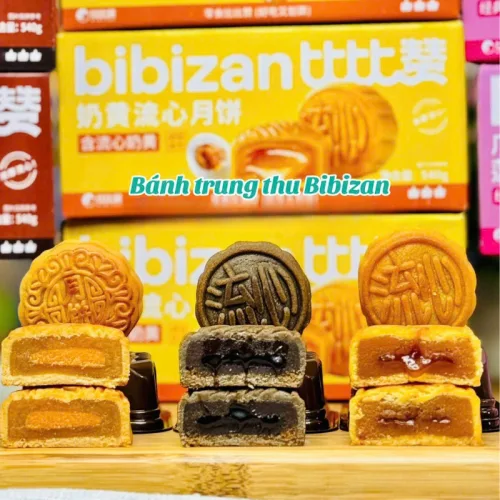 Bánh Trung Thu Trứng Tan Chảy Bibizan 540g