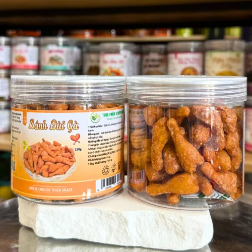Khám phá Bánh Đùi Gà Mini Thơm Ngon 150g - Hộp Pet thuộc nhóm bánh đùi gà