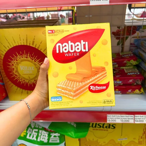 Bánh Xốp Nabati Richoco Vị Phô Mai 300g (20 Gói x 15g) – một lựa chọn đáng tham khảo trong NABATI