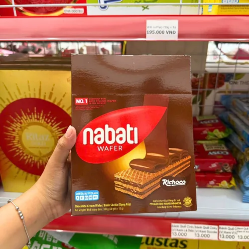 Khám phá Bánh Xốp Nabati Richoco Vị Socola 300g (20 Gói x 15g) thuộc nhóm NABATI