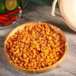 Bắp Sấy Tỏi Ớt Hộp 400g Thơm Ngon Hộp
