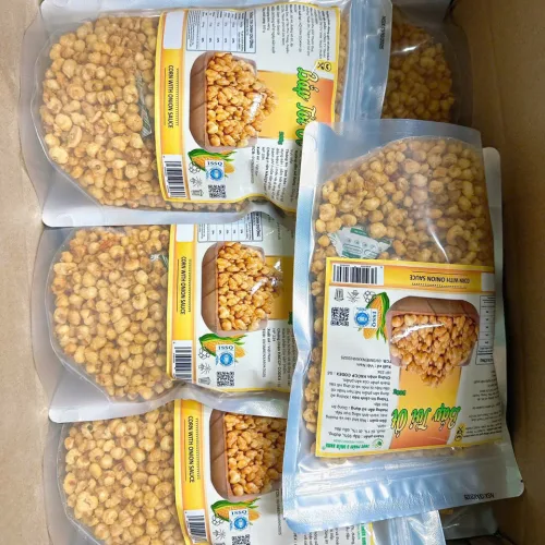 Bắp Tỏi Ớt 500g Thơm Ngon Túi Zip