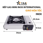 Bếp Gas Mini International Inox Không Gỉ