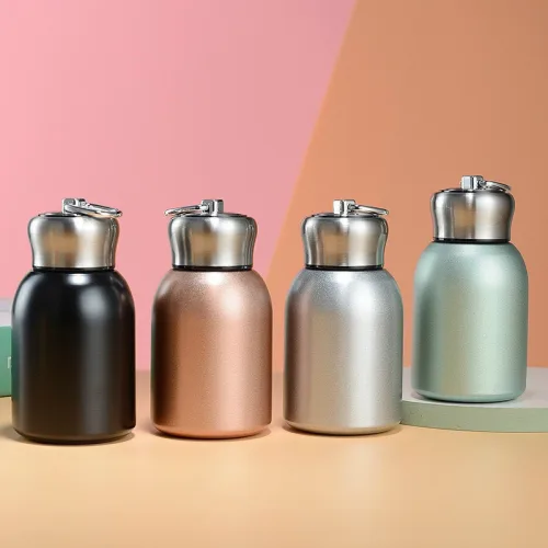 Bình Giữ Nhiệt Inox Mini 300ml Có Tay Cầm