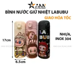 Bình Giữ Nhiệt Labubu Không Quay Xách 450ml 6.5x19.5cm