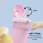 Bình Giữ Nhiệt Thủy Tinh Hello 400ml