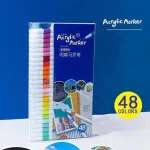 Bộ 48 Màu Acrylic Vẽ Trên Mọi Chất Liệu Có Thể Vẽ Chồng Màu
