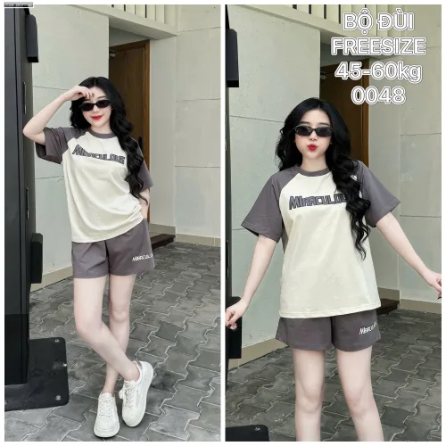 Bộ đùi cotton  Miracucloud phom dưới 58kg