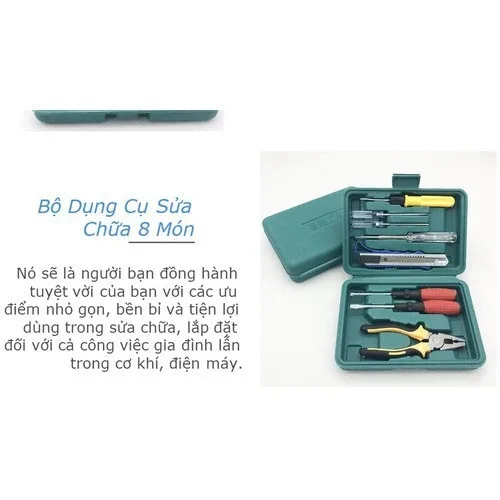 Bộ dụng cụ 8 món sữa chữa