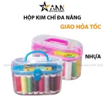 Bộ Kim Chỉ May Vá Đa Năng - Hộp Kim Chỉ Khâu 50 Món 14.5x9.5x7.5cm